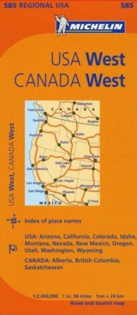 Binding: Visual And Mapping
Description: (Edition updated in 2023) Michelin Western US a Western Canada Regional Map scale 1/2,400,000 will provide you with an extensive coverage of primary secondary and scenic routes for this region.