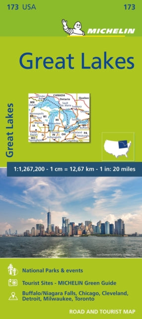 Michelin - Great Lakes - Zoom Map 173
