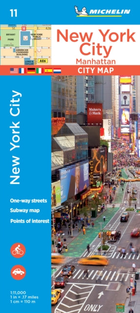Binding: Visual And Mapping
Description: (Edition updated in 2018) Discover New York City by foot car or bike using Michelin New York City Manhattan City Plan (scale 1/11,000 cm).