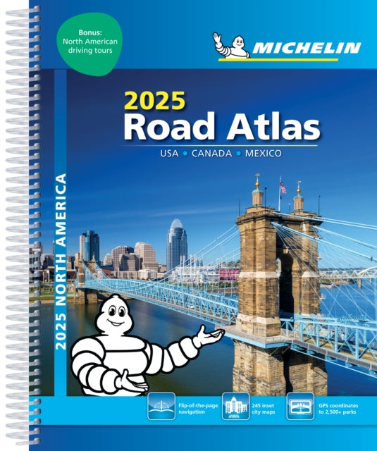 Binding: Educational And Professional
Description: For inspiring road trips and scenic drives Michelin's updated spiral - bound North America Road Atlas 2024 suggests 52 routes.