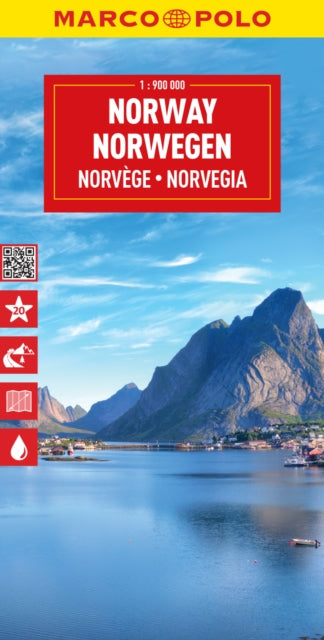 Binding: Visual And Mapping
Description: Let the Marco Polo Norway Road Map guide you around this stunning country. Explore dramatic fjords vibrant cities breath - taking landscapes and picturesque towns with this highly durable detailed touring map of Norway.