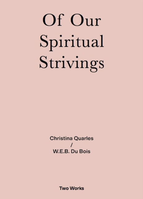 Binding: Paperback
Description: Select Guide Rating
Title: Of Our Spiritual Strivings Two Works Series Vol. 4.
Author(s): Du Bois W. E. B.