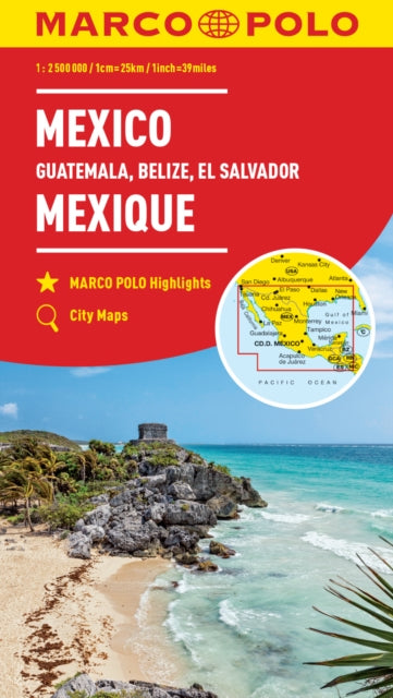 Binding: Visual And Mapping
Description: Marco Polo Mexico Map: the ideal map for your trip Let the Marco Polo Mexico Map guide you around this fascinating country.