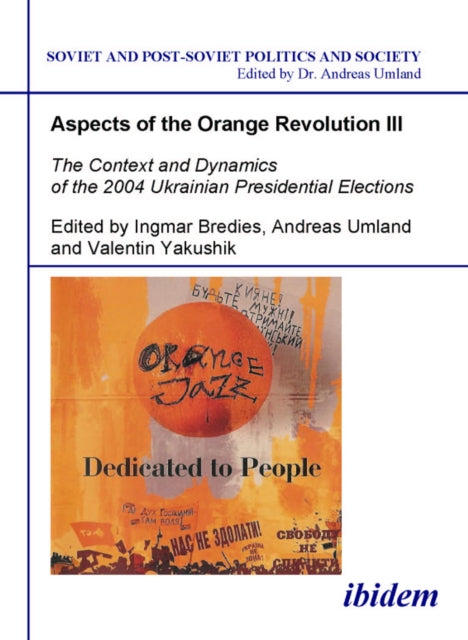 Binding: Paperback
Description: The third volume of Aspects of the Orange Revolution complements the essays of the first two collections providing further historical background on and analytical insight into the events at Kyiv in late 2004.