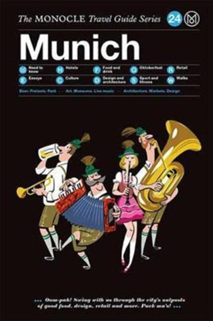 Binding: Hardcover
Description: Select Guide Rating
Title: Munich
Brand: Die Gestalten Verlag
Barcode: 9783899559255
Pages: 148 Pages
Publication Date: 9/6/2017
Series: The Monocle Travel Guide Series
Category: Travel & Holiday Guides