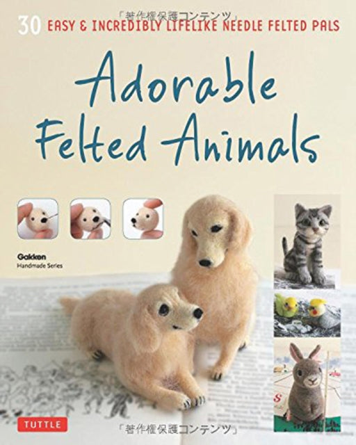 Binding: Paperback
Description: Create cute and realistic felted animals with this fun and easy - to - follow needle felting book. Nothing feels better than a cute fuzzy animal you can hold in the palm of your hand.