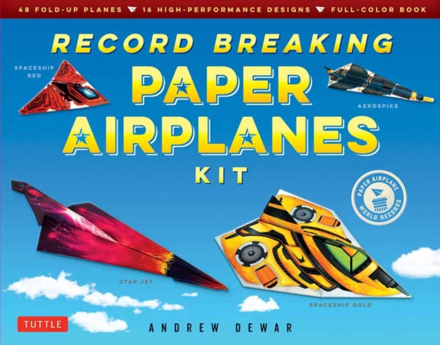 Binding: Multiple Components
Description: Make paper airplanes based on the fastest longest - flying planes in the world! Record Breaking Paper Airplanes Kit includes paper and instructions for 16 original high - performance paper airplanes.