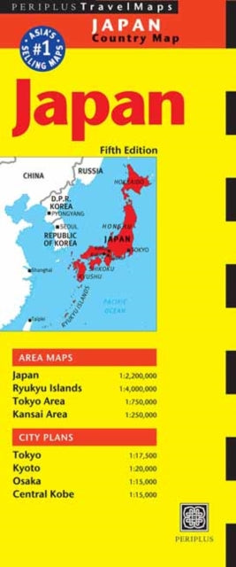 Binding: Visual And Mapping
Description: The Japan Travel Map from Periplus is designed as a convenient easy - to - use tool for travelers. Created using durable coated paper this map is made to open and fold multiple times whether it's the entire map that you want to view or one panel at a time.