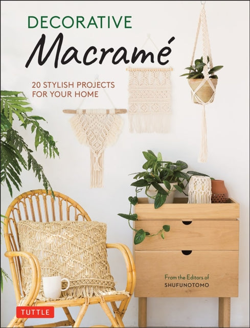Binding: Hardcover
Description: Chic and timeless macram has once again established itself as a popular home decor trend.
Title: Decorative Macrame 20 Stylish Projects For Your Home
Author(s): Shufunotomo Co. Ltd.