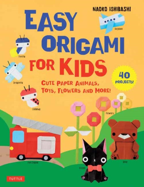 Binding: Paperback
Description: Kids will have great fun folding their very own cute origami models from animals and sweet treats to vehicles and flowers. All the models in this book are easy to fold using ordinary paper.