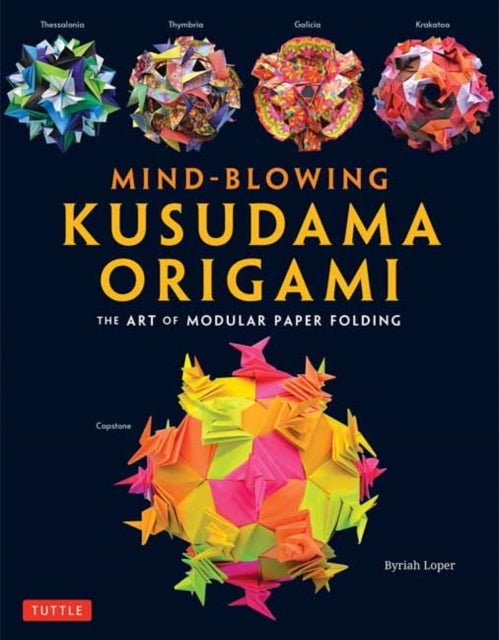 Binding: Paperback
Description: Discover the intricate world of modular Kusudama paper folding! Kusudama are elaborate geodesic spheres assembled from many small folded pieces of paper. They were originally used to hold incense in Japanese Buddhist temples.