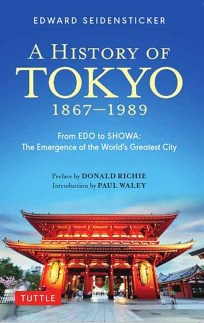 Binding: Paperback
Description: Explore Tokyo's incredible journey from a feudal past to a global metropolis in Edward Seidensticker's captivating narrative a must - read for history enthusiasts and curious travelers eager to delve into the city's remarkable evolution.