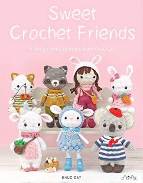 Binding: Paperback
Description: If you are looking for a crochet book of many lovely yarn friends this book is made for you. There are 16 designs and each one has its unique personality with adaptable accessories.