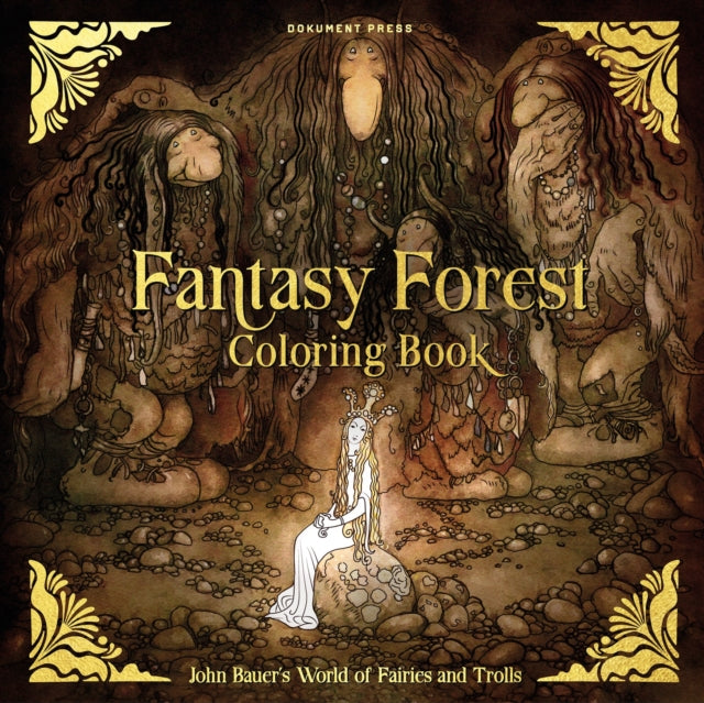 Binding: Paperback
Description: Fantasy Forest Coloring Book pays homage to the captivating artistry of the renowned Swedish artist John Bauer inviting you to embark on a creative adventure like no other.