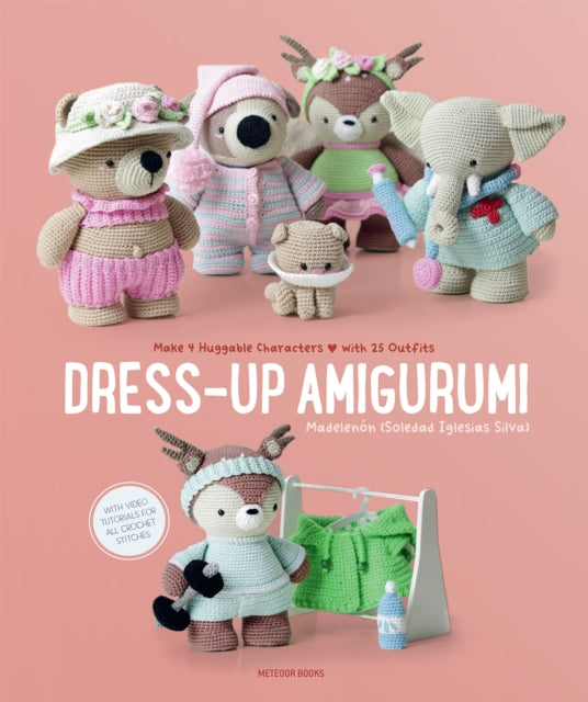 Binding: Paperback
Description: Dress to impress! Hugo the Bear Becca the Deer Duncan the Dog and Ray the Elephant have opened their wardrobes and it's up to you to make mix and match. Designer Madelen n has created 4 huggable amigurumi friends who can change into 25 adorable outfits.