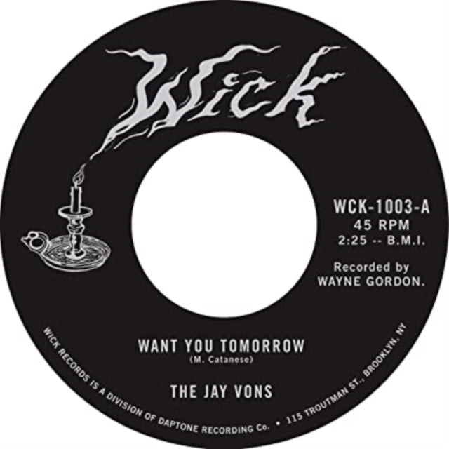 This 7 Inch Vinyl is brand new.Format: 7 Inch VinylThis item's title is: Want You TomorrowArtist: Jay VonsBarcode: 9992408057285Release Date: 2/23/2017