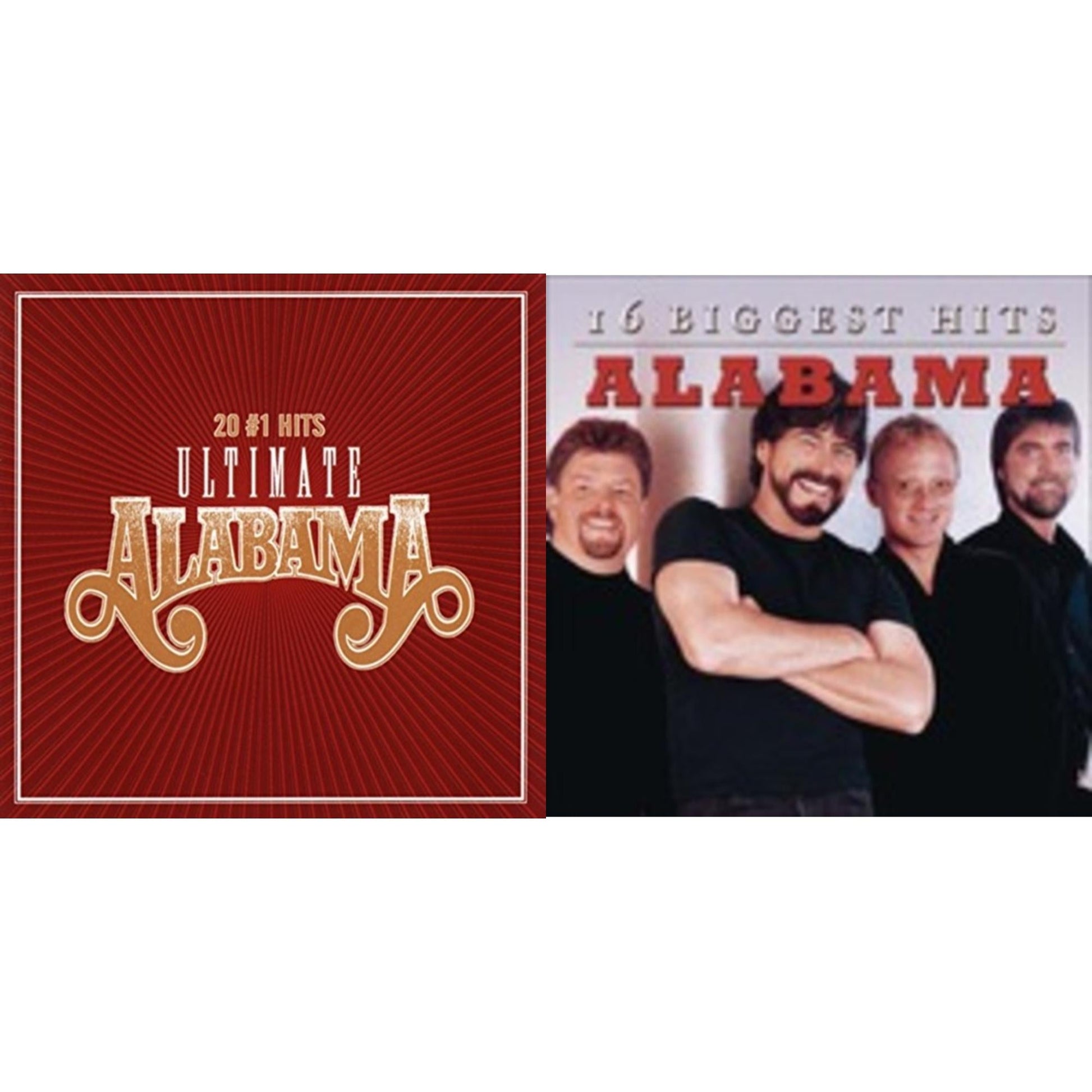 This is a 2 CD SKU bundle.
1.This CD is brand new.Format: CDThis item's title is: Ultimate Alabama: 20 Number 1 HitsArtist: AlabamaBarcode: 828766419627Release Date: 10/12/2004
2.This CD is brand new.