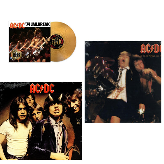 This is a 3 LP Vinyl SKU bundle.
1.This LP Vinyl is brand new.Format: LP VinylThis item's title is: 74 Jailbreak (50Th Anniversary/Gold Color LP Vinyl)Artist: Ac/DcBarcode: 196588733512Release Date: 6/21/2024
2.This LP Vinyl is brand new.