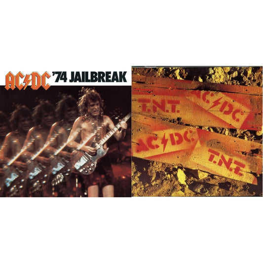 This is a 2 CD SKU bundle.
1.This CD is brand new.Format: CDMusic Style: Hard RockThis item's title is: 74 JailbreakArtist: Ac/DcLabel: EpicBarcode: 696998020023Release Date: 7/1/2003
2.This CD is brand new.