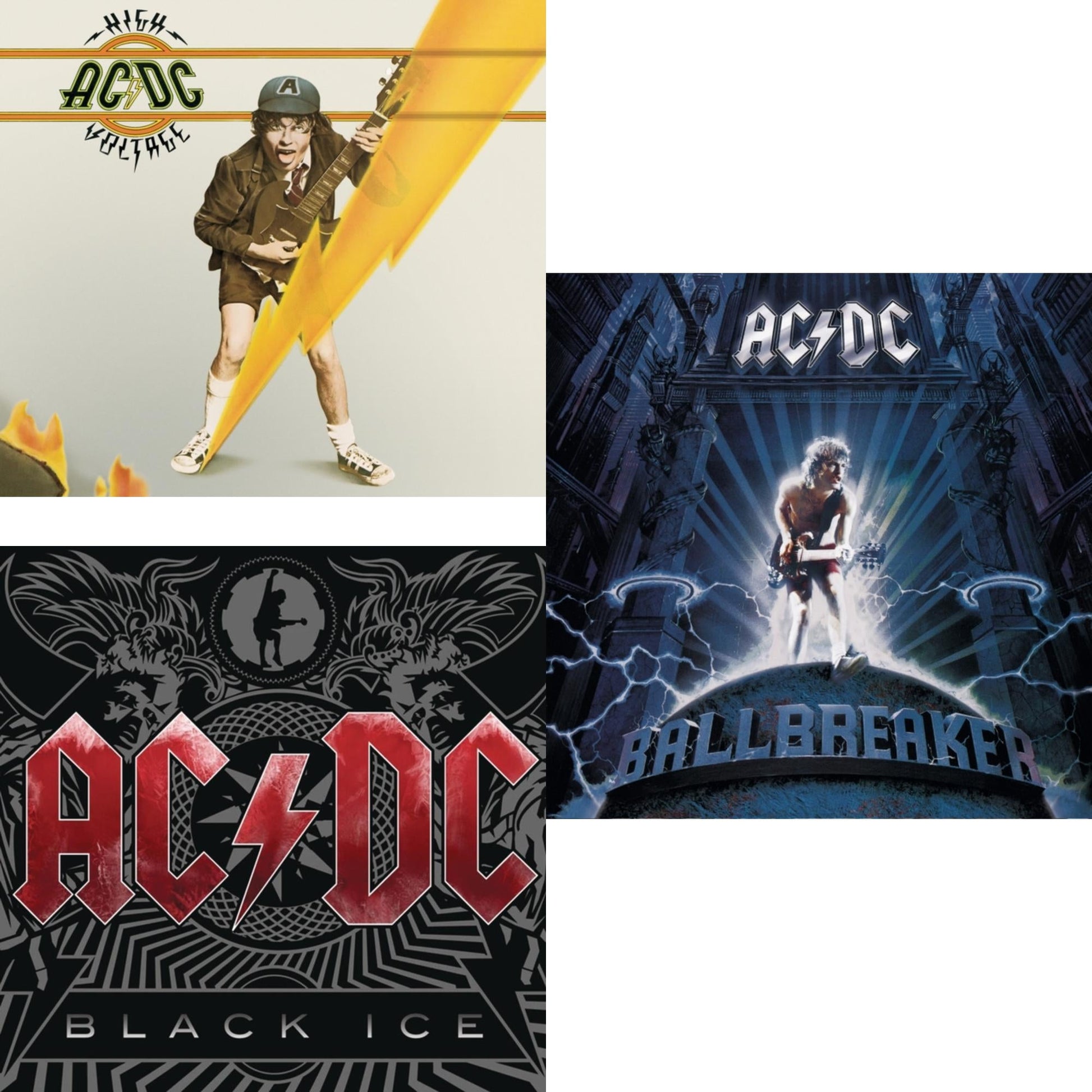 This is a 3 CD SKU bundle.
1.This CD is brand new.Format: CDMusic Style: Hard RockThis item's title is: High VoltageArtist: Ac/DcLabel: LEGACYBarcode: 696998020122Release Date: 2/18/2003
2.This CD is brand new.