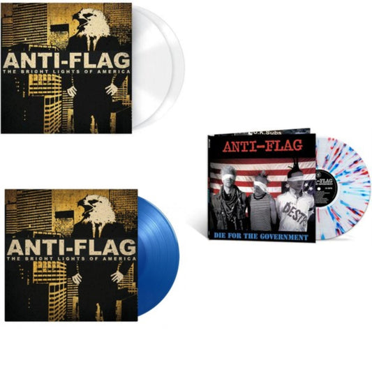 This is a 3 LP Vinyl SKU bundle.
1.This LP Vinyl is brand new.Format: LP VinylMusic Style: PunkThis item's title is: Bright Lights Of America (2LP/180G/Solid White Vinyl)Artist: Anti-FlagLabel: MUSIC ON VINYLBarcode: 8719262020610Release Date: 8/20/2021
2.This LP Vinyl is brand new.