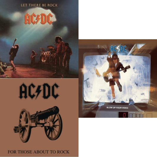 This is a 3 CD SKU bundle.
1.This CD is brand new.Format: CDMusic Style: Hard RockThis item's title is: Let There Be RockArtist: Ac/DcLabel: LEGACYBarcode: 696998020320Release Date: 4/29/2003
2.This CD is brand new.