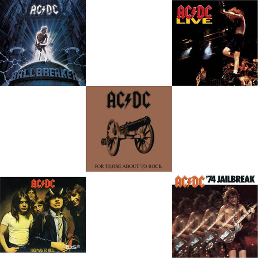 74 Jailbreak & Highway To Hell & For Those About To Rock & Live & Ballbreaker