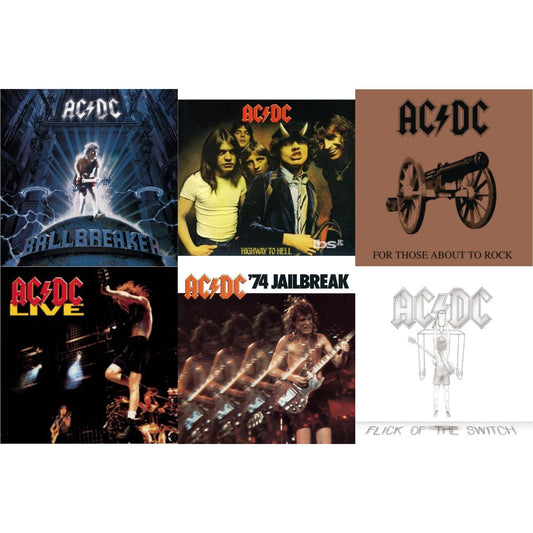 74 Jailbreak & Highway To Hell & For Those About To Rock & Flick Of The Switch & Live & Ballbreaker