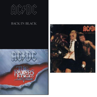 This is a 3 LP Vinyl SKU bundle.
1.This LP Vinyl is brand new.Format: LP VinylMusic Style: Hard RockThis item's title is: If You Want Blood You've Got It (180G)Artist: Ac/DcLabel: LEGACYBarcode: 696998020511Release Date: 10/14/2003
2.This LP Vinyl is brand new.