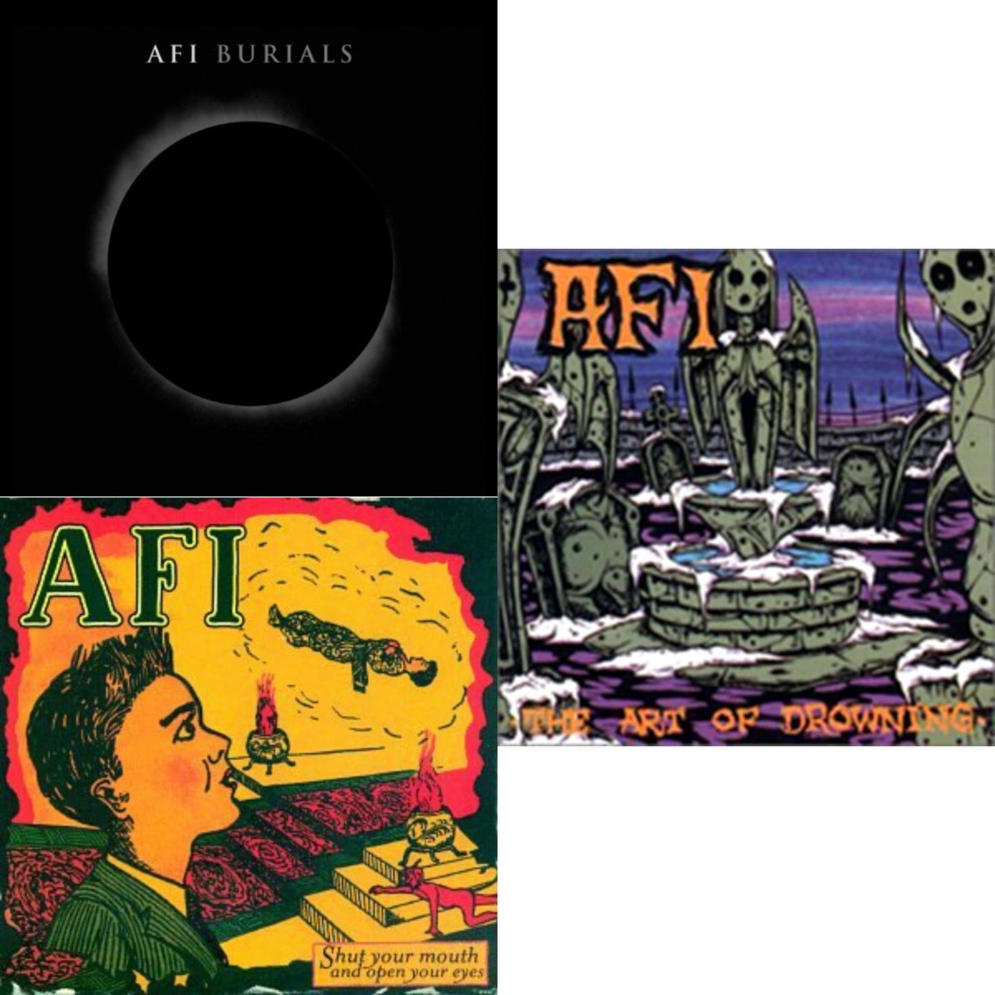 Burials & Shut Your Mouth & Open Your Eyes & Art Of Drowning