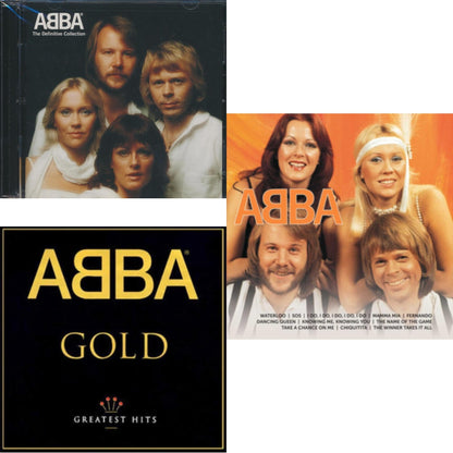 This is a 3 CD SKU bundle.
1.This CD is brand new.Format: CDMusic Style: EuropopThis item's title is: Definitive CollectionArtist: AbbaLabel: UTVBarcode: 731454997423Release Date: 11/6/2001
2.This CD is brand new.