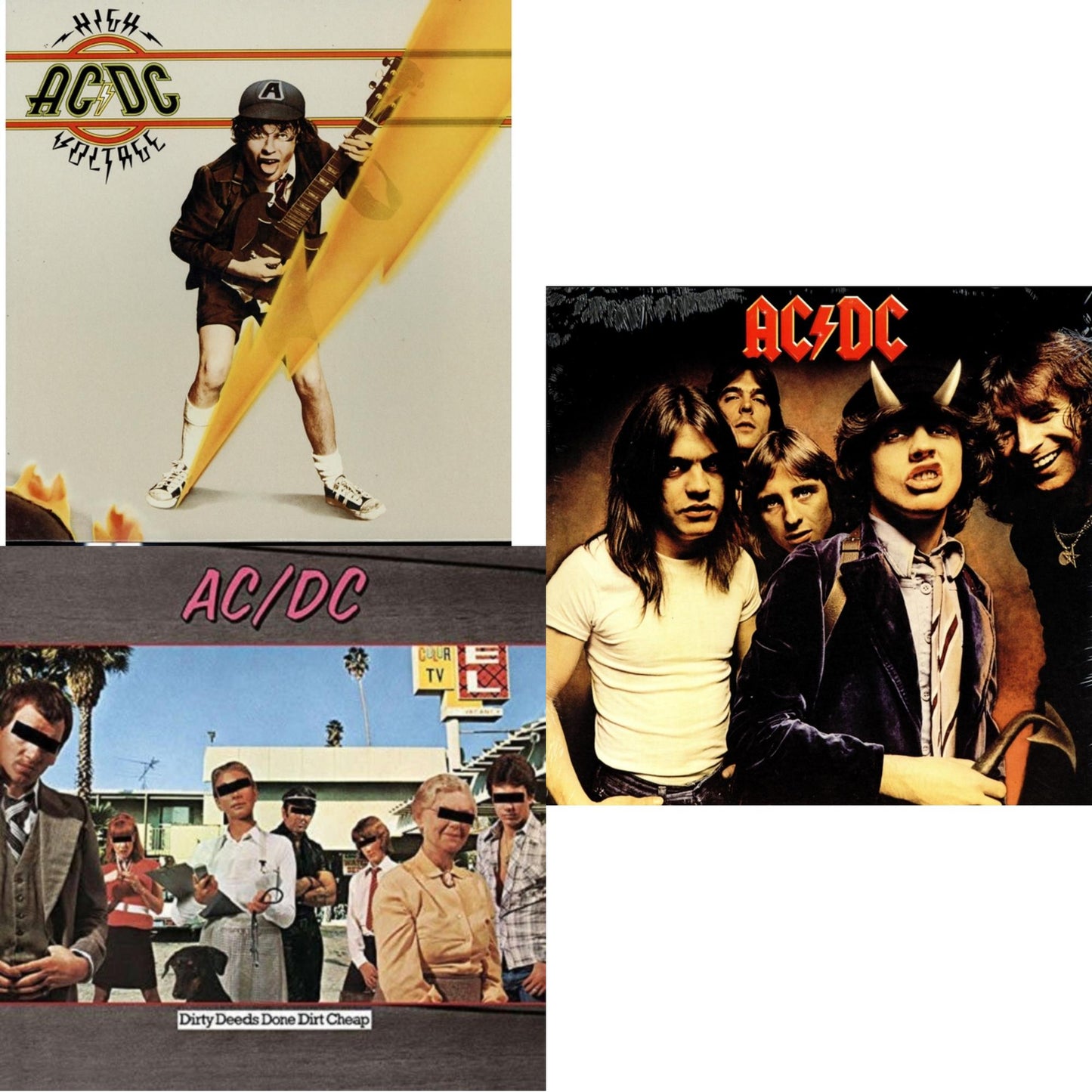 High Voltage (180G) & Dirty Deeds Done Dirt Cheap (180G) & Highway To Hell (180G)