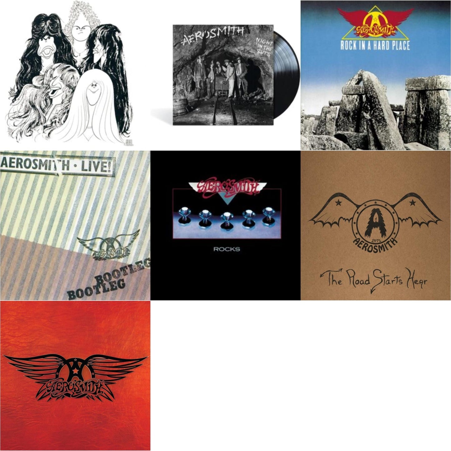 This is a 7 LP Vinyl SKU bundle.
1.This LP Vinyl is brand new.Format: LP VinylMusic Style: Hard RockThis item's title is: Draw The LineArtist: AerosmithLabel: CAPITOLBarcode: 602455749178Release Date: 10/6/2023
2.This LP Vinyl is brand new.