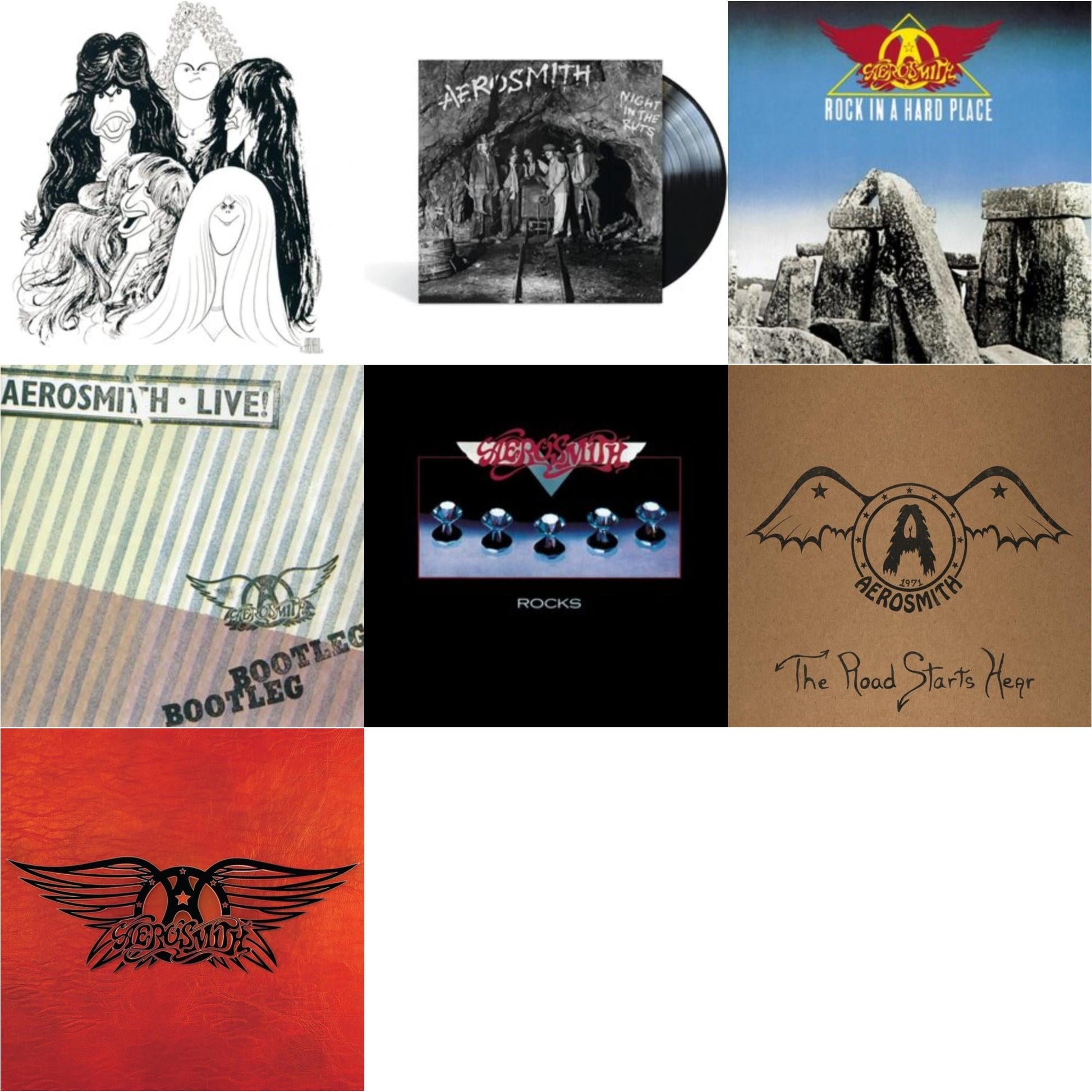 This is a 7 LP Vinyl SKU bundle.
1.This LP Vinyl is brand new.Format: LP VinylMusic Style: Hard RockThis item's title is: Draw The LineArtist: AerosmithLabel: CAPITOLBarcode: 602455749178Release Date: 10/6/2023
2.This LP Vinyl is brand new.