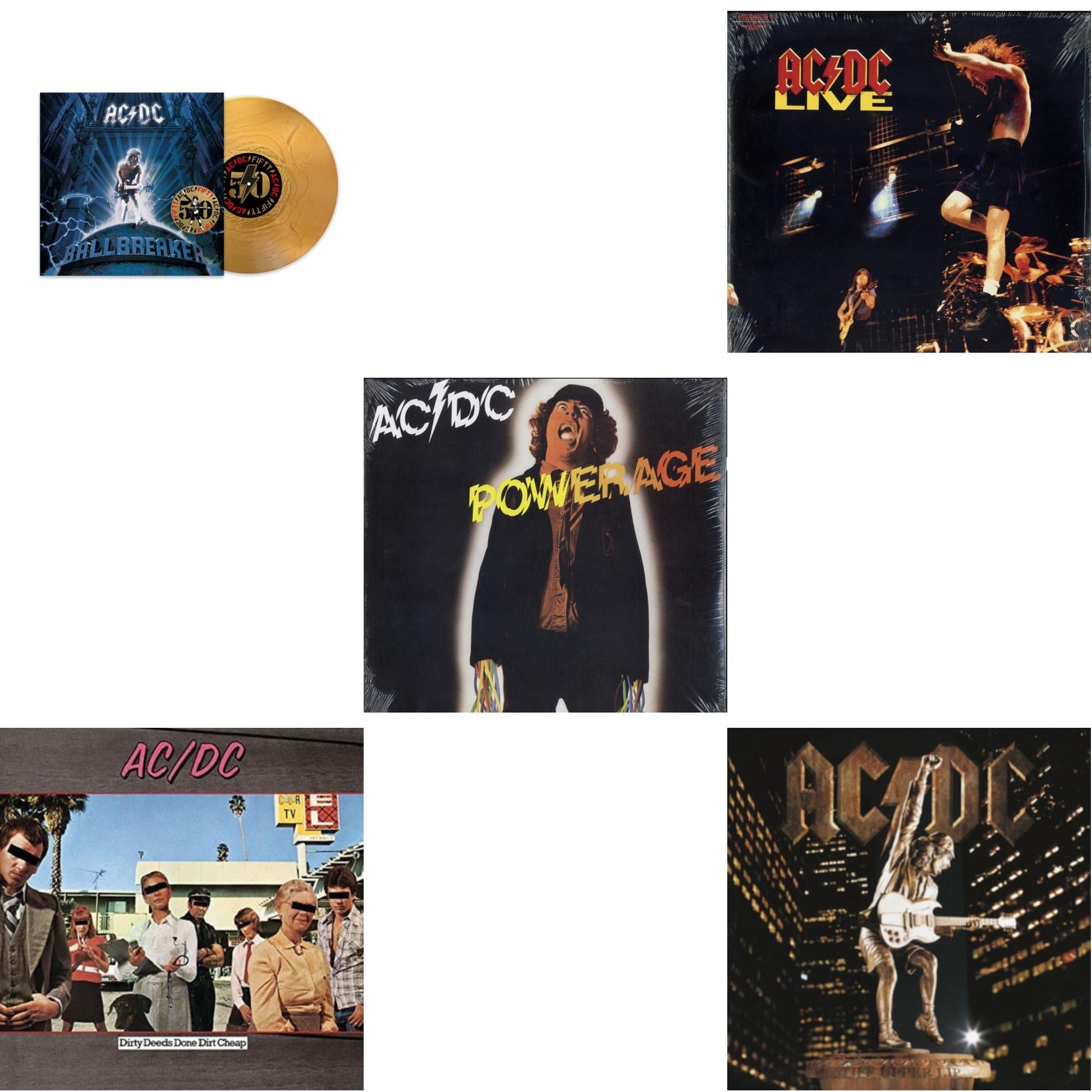 This is a 5 LP Vinyl SKU bundle.
1.This LP Vinyl is brand new.Format: LP VinylThis item's title is: Ballbreaker (50Th Anniversary/Gold Color LP Vinyl)Artist: Ac/DcBarcode: 196588733611Release Date: 6/21/2024
2.This LP Vinyl is brand new.