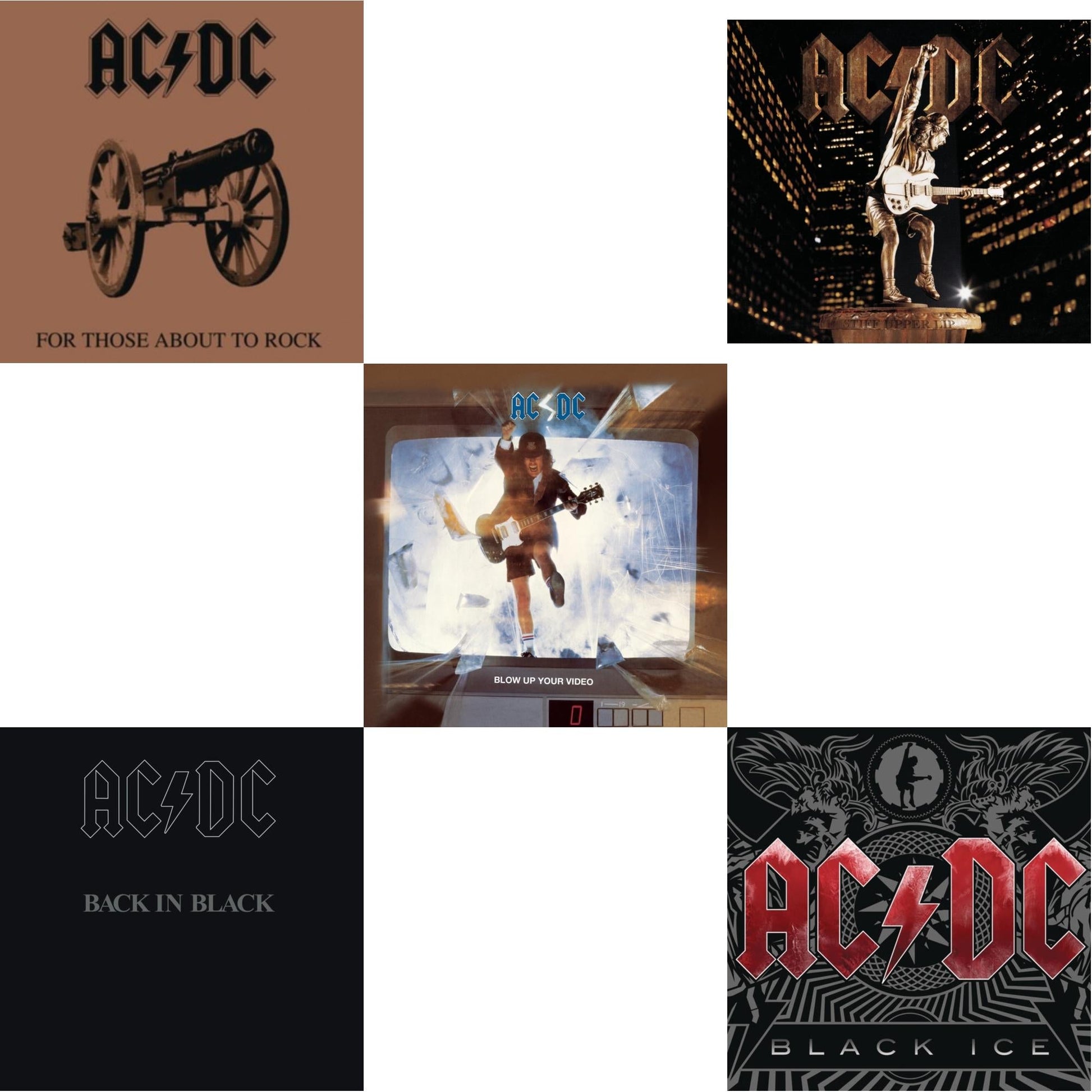 This is a 5 CD SKU bundle.
1.This CD is brand new.Format: CDMusic Style: Hard RockThis item's title is: For Those About To RockArtist: Ac/DcLabel: LEGACYBarcode: 696998020825Release Date: 4/29/2003
2.This CD is brand new.