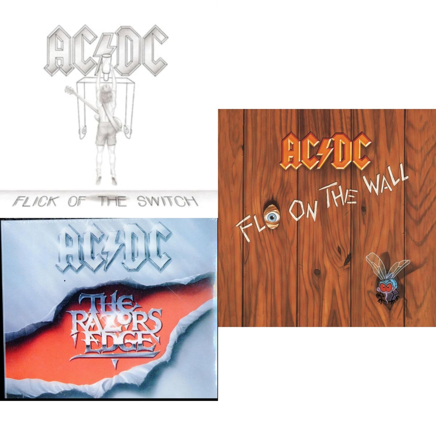 Flick Of The Switch & Razor's Edge & Fly On The Wall