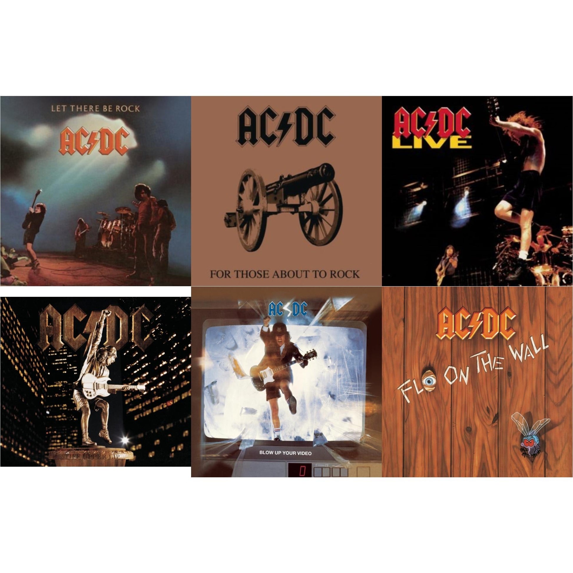 This is a 6 CD SKU bundle.
1.This CD is brand new.Format: CDMusic Style: Hard RockThis item's title is: Let There Be RockArtist: Ac/DcLabel: LEGACYBarcode: 696998020320Release Date: 4/29/2003
2.This CD is brand new.