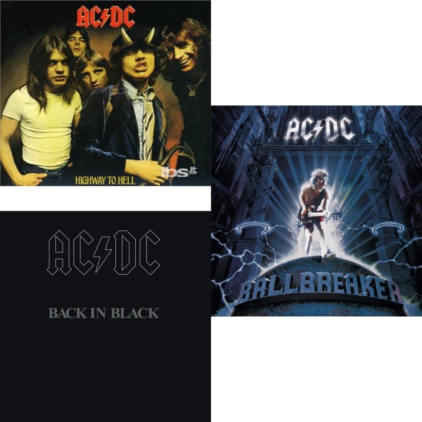 This is a 3 CD SKU bundle.
1.This CD is brand new.Format: CDMusic Style: Hard RockThis item's title is: Highway To HellArtist: Ac/DcLabel: LEGACYBarcode: 696998020627Release Date: 2/18/2003
2.This CD is brand new.