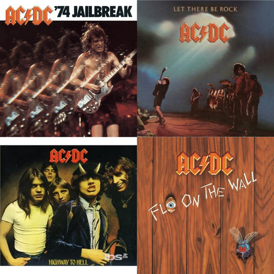 74 Jailbreak & Let There Be Rock & Highway To Hell & Fly On The Wall