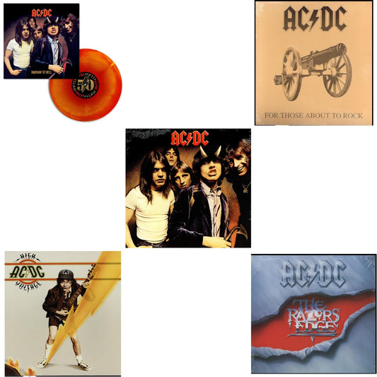 This is a 5 LP Vinyl SKU bundle.
1.This LP Vinyl is brand new.Format: LP VinylMusic Style: Hard RockThis item's title is: Highway To Hell (Orange Blend LP Vinyl)Artist: Ac/DcLabel: Sony MusicBarcode: 196588462610Release Date: 3/15/2024
2.This LP Vinyl is brand new.