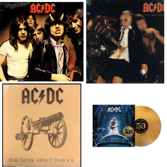 This is a 4 LP Vinyl SKU bundle.
1.This LP Vinyl is brand new.Format: LP VinylThis item's title is: Ballbreaker (50Th Anniversary/Gold Color LP Vinyl)Artist: Ac/DcBarcode: 196588733611Release Date: 6/21/2024
2.This LP Vinyl is brand new.