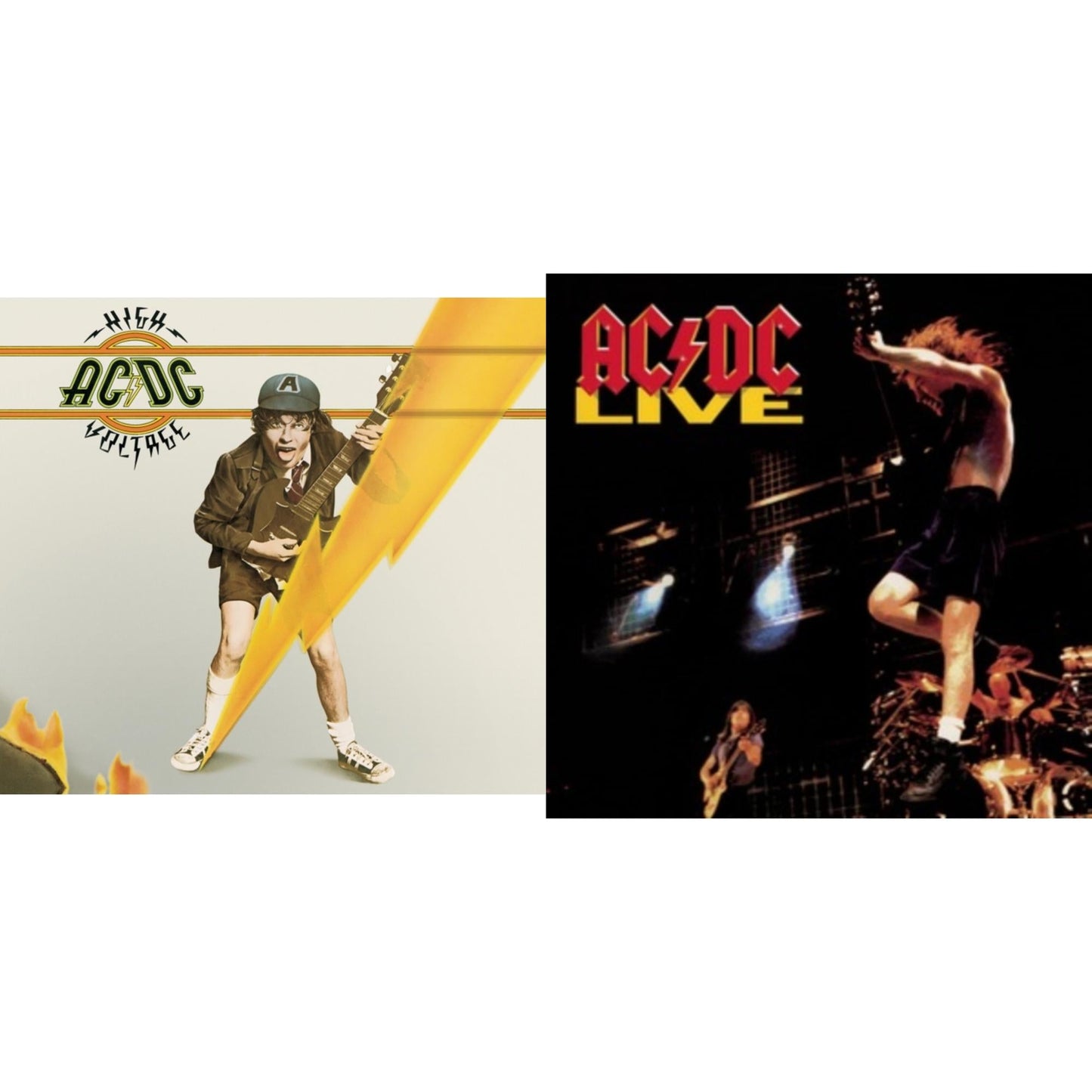 Ac/Dc - High Voltage & Live - CD Bundle