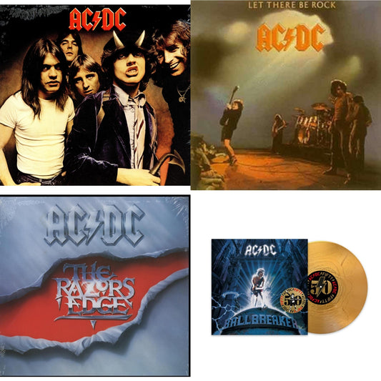 This is a 4 LP Vinyl SKU bundle.
1.This LP Vinyl is brand new.Format: LP VinylThis item's title is: Ballbreaker (50Th Anniversary/Gold Color LP Vinyl)Artist: Ac/DcBarcode: 196588733611Release Date: 6/21/2024
2.This LP Vinyl is brand new.