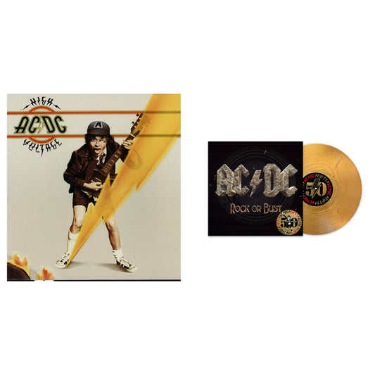 This is a 2 LP Vinyl SKU bundle.
1.This LP Vinyl is brand new.Format: LP VinylMusic Style: Hard RockThis item's title is: High Voltage (180G)Artist: Ac/DcLabel: LEGACYBarcode: 696998020115Release Date: 10/14/2003
2.This LP Vinyl is brand new.