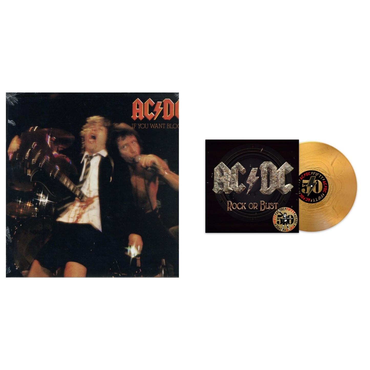 This is a 2 LP Vinyl SKU bundle.
1.This LP Vinyl is brand new.Format: LP VinylMusic Style: Hard RockThis item's title is: If You Want Blood You've Got It (180G)Artist: Ac/DcLabel: LEGACYBarcode: 696998020511Release Date: 10/14/2003
2.This LP Vinyl is brand new.