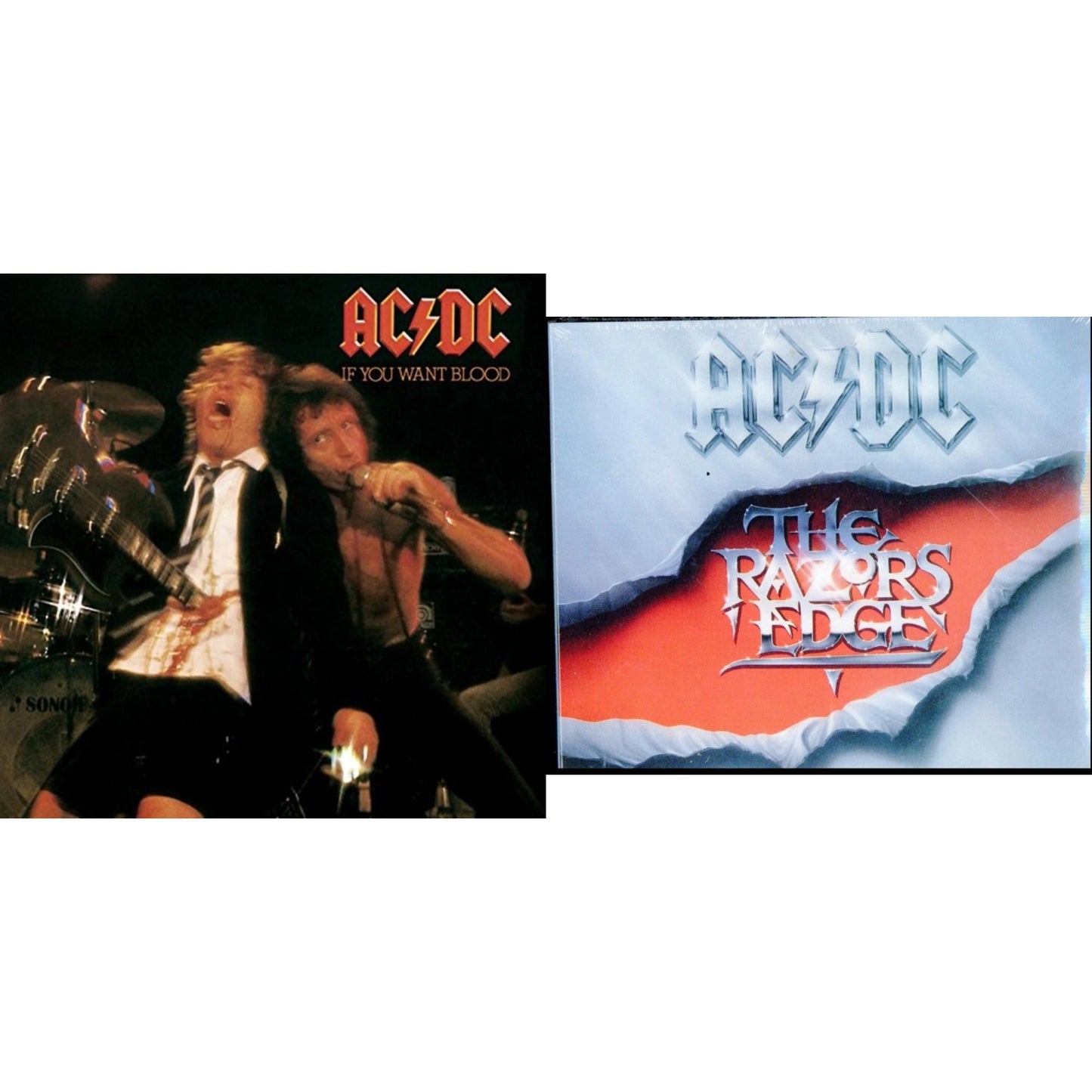 This is a 2 CD SKU bundle.
1.This CD is brand new.Format: CDMusic Style: Hard RockThis item's title is: If You Want Blood You've Got ItArtist: Ac/DcLabel: LEGACYBarcode: 696998020528Release Date: 7/1/2003
2.This CD is brand new.