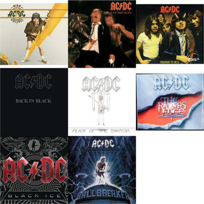 This is a 8 CD SKU bundle.
1.This CD is brand new.Format: CDMusic Style: Hard RockThis item's title is: High VoltageArtist: Ac/DcLabel: LEGACYBarcode: 696998020122Release Date: 2/18/2003
2.This CD is brand new.