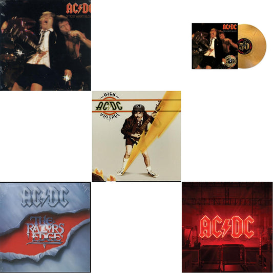 This is a 5 LP Vinyl SKU bundle.
1.This LP Vinyl is brand new.Format: LP VinylMusic Style: Hard RockThis item's title is: If You Want Blood You've Got It (180G)Artist: Ac/DcLabel: LEGACYBarcode: 696998020511Release Date: 10/14/2003
2.This LP Vinyl is brand new.
