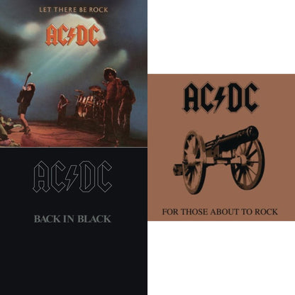 This is a 3 CD SKU bundle.
1.This CD is brand new.Format: CDMusic Style: Hard RockThis item's title is: Let There Be RockArtist: Ac/DcLabel: LEGACYBarcode: 696998020320Release Date: 4/29/2003
2.This CD is brand new.